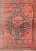 Palace Size Antique Persian Bidjar Rug 71773 by Nazmiyal Antique Rugs