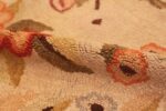 Pile Of Antique Floral American Hooked Rug 72968 by Nazmiyal Antique Rugs
