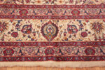 Side of Large Vintage Persian Kashan Floral Rug 72971 by Nazmiyal Antique Rugs