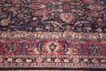 Side of Oversized Antique Persian Kerman Floral Sickle Design Rug 72979 by Nazmiyal Antique Rugs