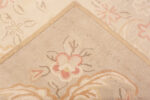 Weave of Large Antique French Aubusson Design American Hooked Rug 72415 by Nazmiyal Antique Rugs