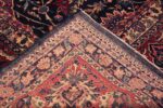 Weave of Oversized Antique Persian Kerman Floral Sickle Design Rug 72979 by Nazmiyal Antique Rugs