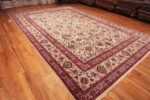 Whole View of Large Vintage Persian Kashan Floral Rug 72971 by Nazmiyal Antique Rugs