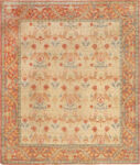 Charming Antique Bird Design Spanish Area Rug 72904 Nazmiyal