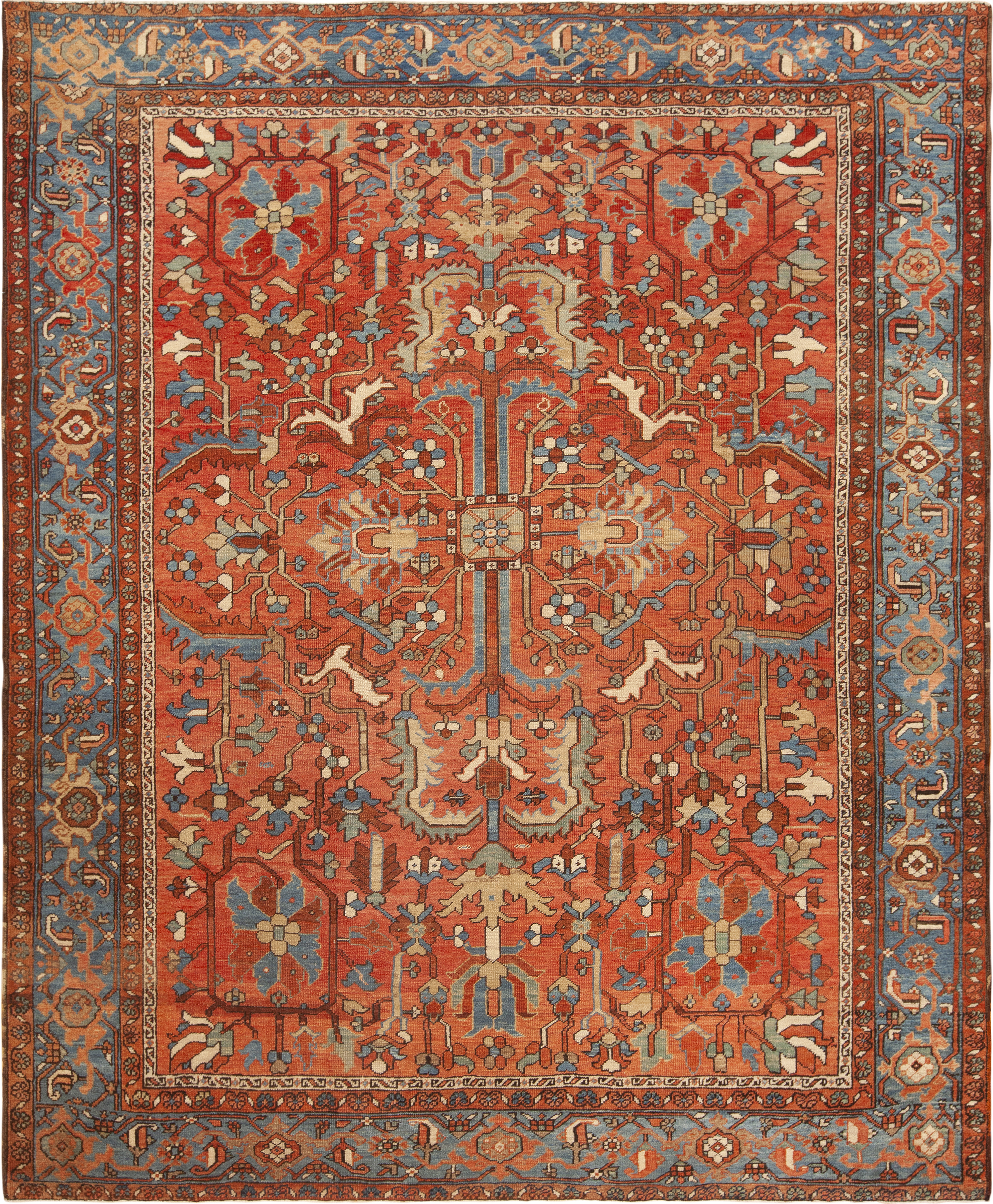 antique-persian-heriz-rug-
