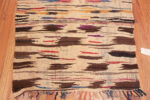 Border of Colorful Tribal Vintage Moroccan Kilim Rug 72983 by Nazmiyal Antique Rugs