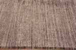 Border of Modern Contemporary Handmade Cream Brown Wool Minimalist Area Rug 11663 by Nazmiyal Antique Rugs