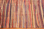 Border of Striped Jewel Tones Vintage Moroccan Flatweave Rug 73007 by Nazmiyal Antique Rugs