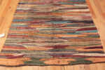 Bottom of Artistic Abstract Vintage Moroccan Kilim 73010 by Nazmiyal Antique Rugs