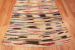 Bottom of Colorful Tribal Vintage Moroccan Kilim Rug 72983 by Nazmiyal Antique Rugs