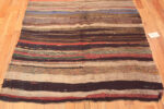 Bottom of Colorful Vintage Moroccan Gallery Size Kilim Rug 73019 by Nazmiyal Antique Rugs