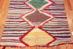 Bottom of Diamond Pattern Vintage Moroccan Kilim Rug 72996 by Nazmiyal Antique Rugs