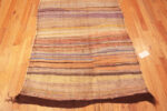 Bottom of Soft Warm Colors Vintage Moroccan Flatweave Rug 73014 by Nazmiyal Antique Rugs