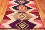 Bottom of Vintage Moroccan Boucherouite Geometric Rug 72984 by Nazmiyal Antique Rugs