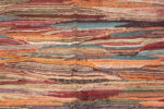 Close Up of Artistic Abstract Vintage Moroccan Kilim 73010 by Nazmiyal Antique Rugs