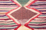 Close Up of Diamond Pattern Vintage Moroccan Kilim Rug 72996 by Nazmiyal Antique Rugs