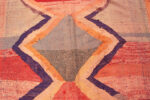 Close Up of Gallery Size Artistic Vintage Moroccan Kilim 72991 by Nazmiyal Antique Rugs