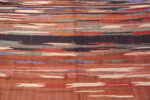 Close Up of Gallery Size Colorful Vintage Moroccan Kilim Rug 72989 by Nazmiyal Antique Rugs
