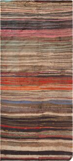 Colorful Vintage Moroccan Gallery Size Kilim Rug 73019 by Nazmiyal Antique Rugs