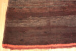 Corner of Abstract Brown And Rust Vintage Moroccan Rug 72999 by Nazmiyal Antique Rugs