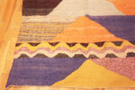 Corner of Bold Abstract Layered Design Vintage Moroccan Kilim 72997 by Nazmiyal Antique Rugs