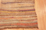 Corner of Multicolored Freestyle Vintage Primitive Moroccan Kilim 73017 by Nazmiyal Antique Rugs
