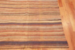 Corner of Striped Design Vintage Moroccan Kilim Rug 73018 by Nazmiyal Antique Rugs