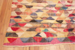 Corner of Vibrant Vintage Moroccan Kilim Rug 72995 by Nazmiyal Antique Rugs