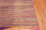 Corner of Vintage Moroccan Striped Kilim Rug 73013 by Nazmiyal Antique Rugs