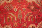 Details of Antique Tribal Weeping Willow Design Turkish Oushak Rug 72974 by Nazmiyal Antique Rugs
