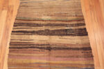 Details of Artistic Earth Tones Vintage Moroccan Kilim Rug 73021 by Nazmiyal Antique Rugs