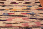 Details of Colorful Tribal Vintage Moroccan Kilim Rug 72983 by Nazmiyal Antique Rugs
