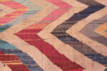 Details of Colorful Vintage Moroccan Zigzag Design Kilim Rug 72993 by Nazmiyal Antique Rugs