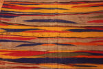Details of Hallway Size Artistic Vintage Moroccan Colorful Kilim Rug 73022 by Nazmiyal Antique Rugs