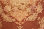 Details of Small Floral Antique French Aubusson Rug 72903 by Nazmiyal Antique Rugs