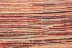 Details of Striped Jewel Tones Vintage Moroccan Flatweave Rug 73007 by Nazmiyal Antique Rugs