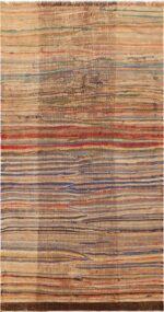 Earthy Hues Vintage Moroccan Kilim Rug 73006 by Nazmiyal Antique Rugs