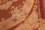 Florals of Small Floral Antique French Aubusson Rug 72903 by Nazmiyal Antique Rugs