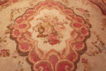 Medallion of Large Antique 19th Century French Aubusson Rug 72902 by Nazmiyal Antique Rugs