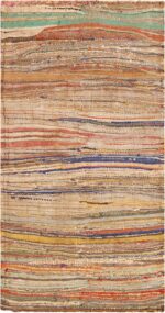 Multicolored Freestyle Vintage Primitive Moroccan Kilim 73017 by Nazmiyal Antique Rugs