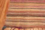 Side of Striped Design Vintage Moroccan Kilim Rug 73018 by Nazmiyal Antique Rugs