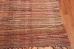 Side of Striped Vintage Moroccan Tribal Kilim Rug 73009 by Nazmiyal Antique Rugs