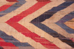 Texture of Colorful Vintage Moroccan Zigzag Design Kilim Rug 72993 by Nazmiyal Antique Rugs