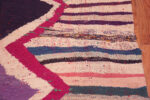 Texture of Diamond Pattern Vintage Moroccan Kilim Rug 72996 by Nazmiyal Antique Rugs