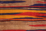 Texture of Hallway Size Artistic Vintage Moroccan Colorful Kilim Rug 73022 by Nazmiyal Antique Rugs