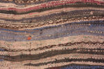 Texture of Vintage Moroccan Brown Hues Kilim 73020 by Nazmiyal Antique Rugs