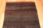 Top of Abstract Brown And Rust Vintage Moroccan Rug 72999 by Nazmiyal Antique Rugs
