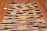 Top of Colorful Tribal Vintage Moroccan Kilim Rug 72983 by Nazmiyal Antique Rugs
