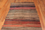 Top of Colorful Vintage Moroccan Gallery Size Kilim Rug 73019 by Nazmiyal Antique Rugs