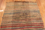 Top of Earthy Hues Vintage Moroccan Kilim Rug 73006 by Nazmiyal Antique Rugs